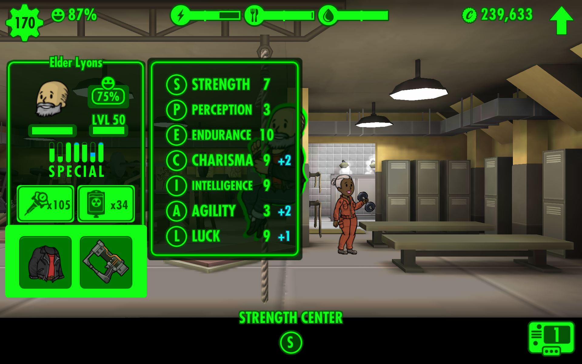 what does the special do in fallout shelter