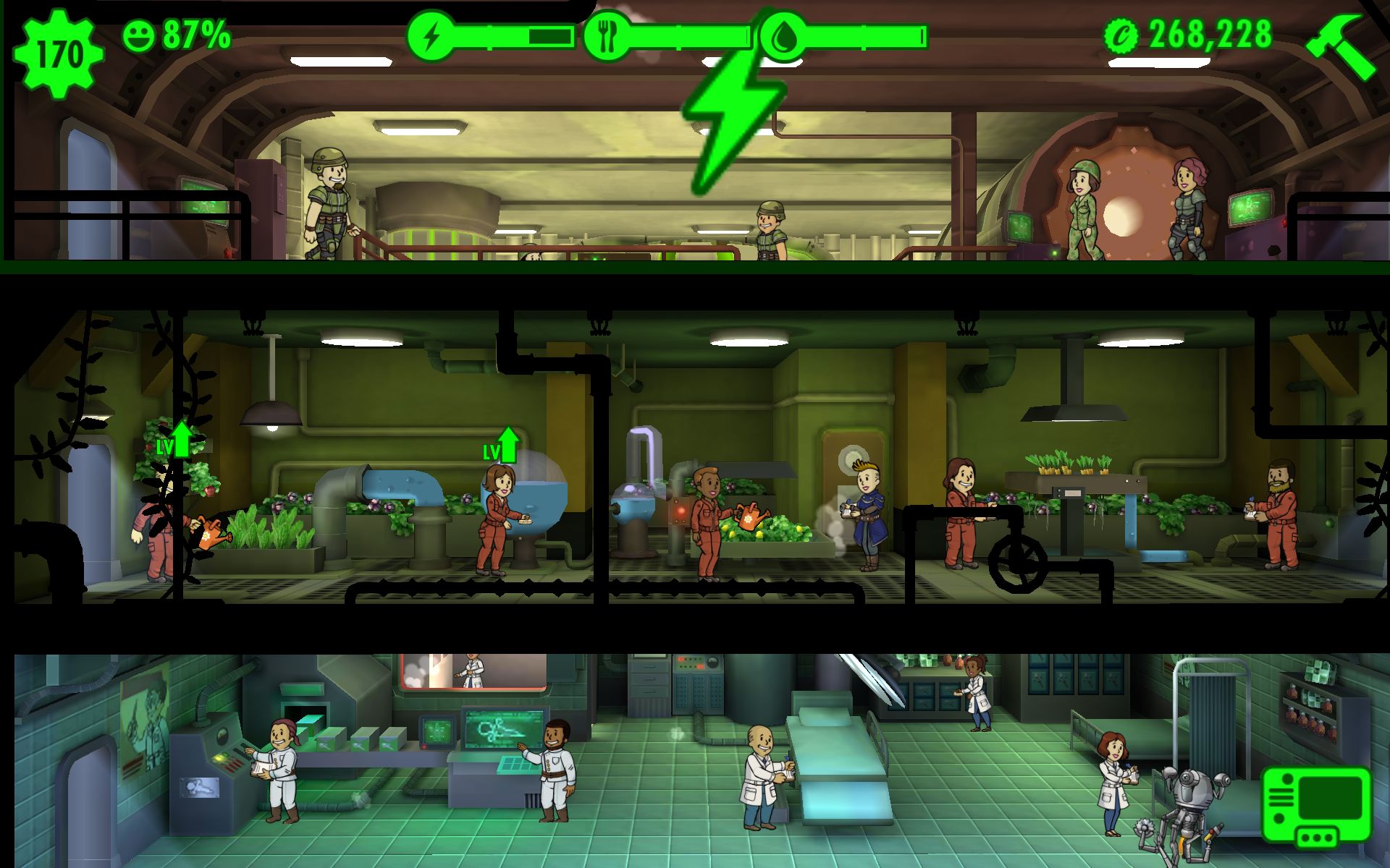 fallout shelter max level dweller