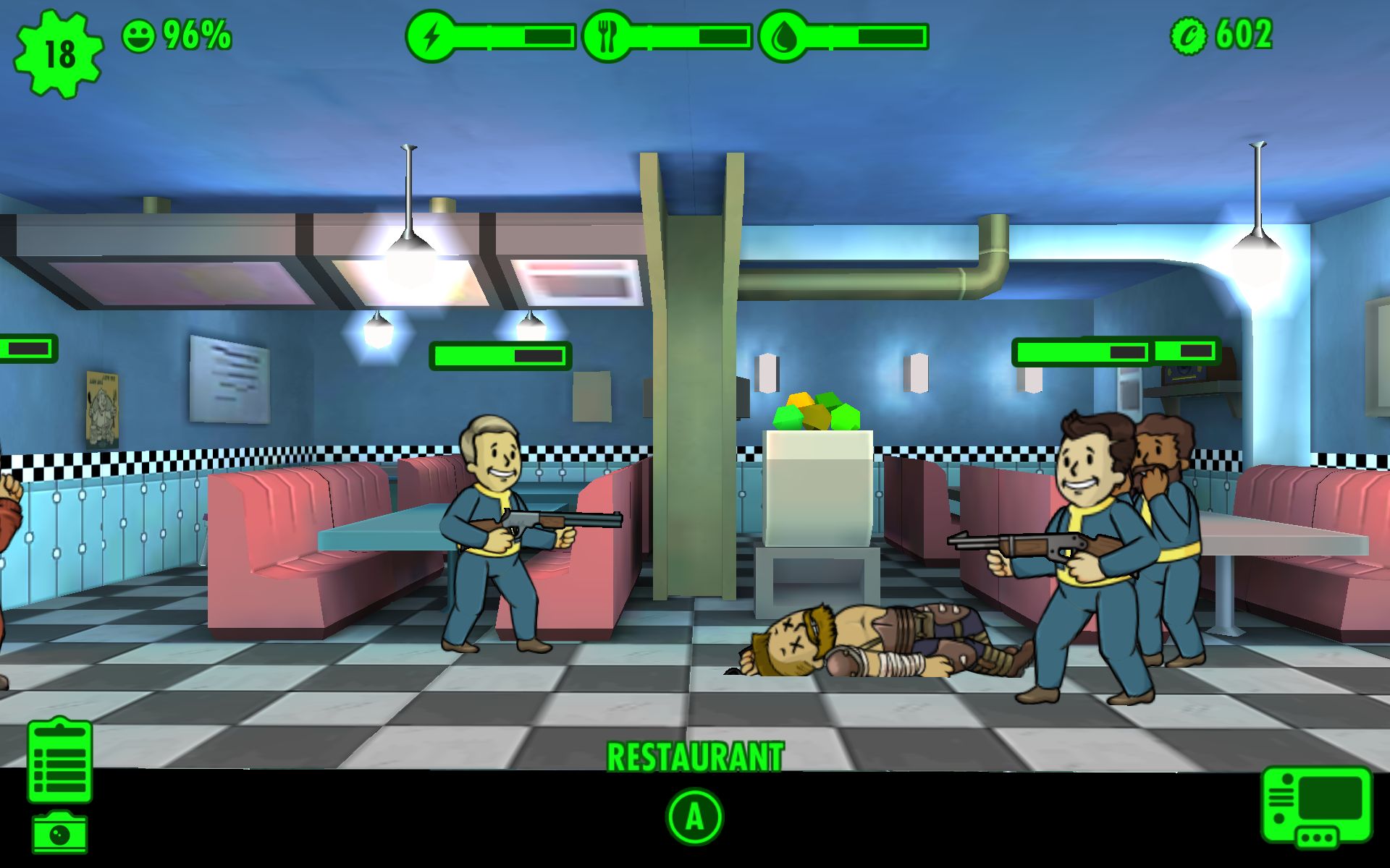 best weapon in fallout shelter?