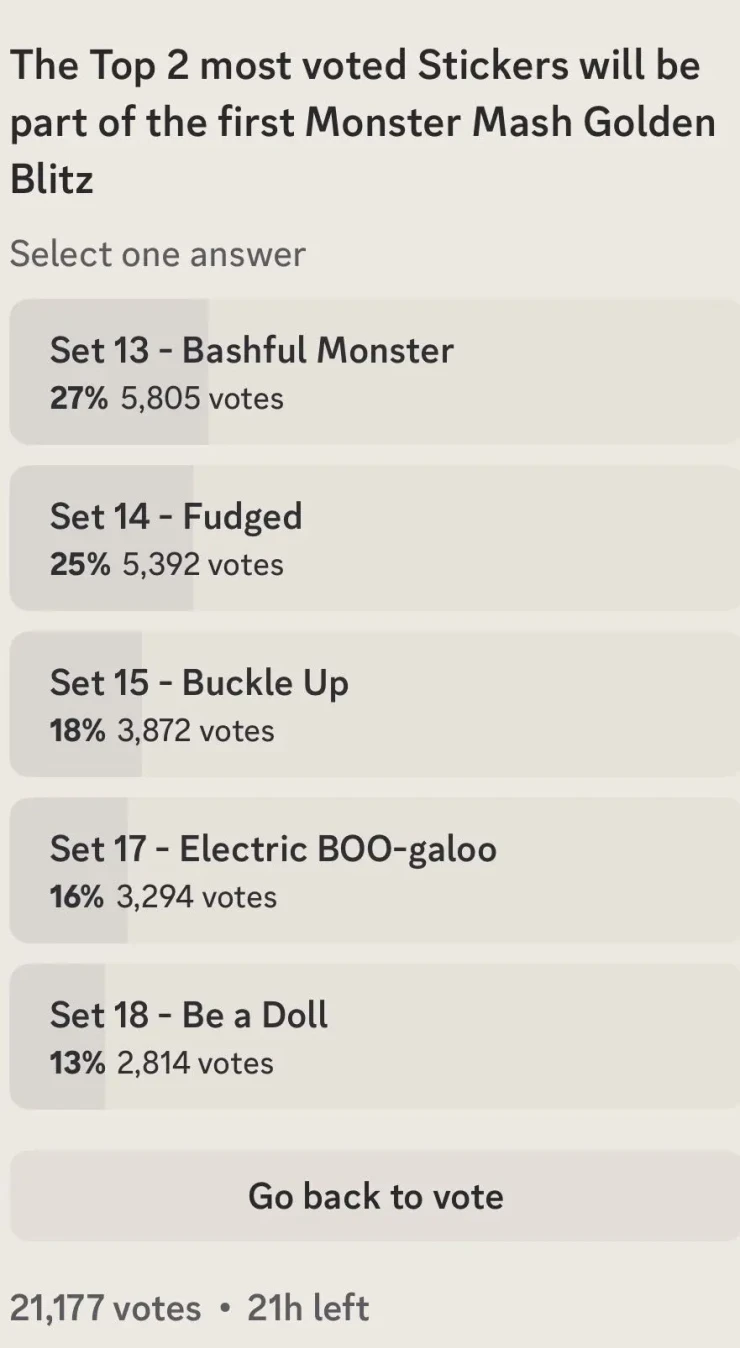 ð»1ST GOLD BLITZ POLL VOTINGð»
