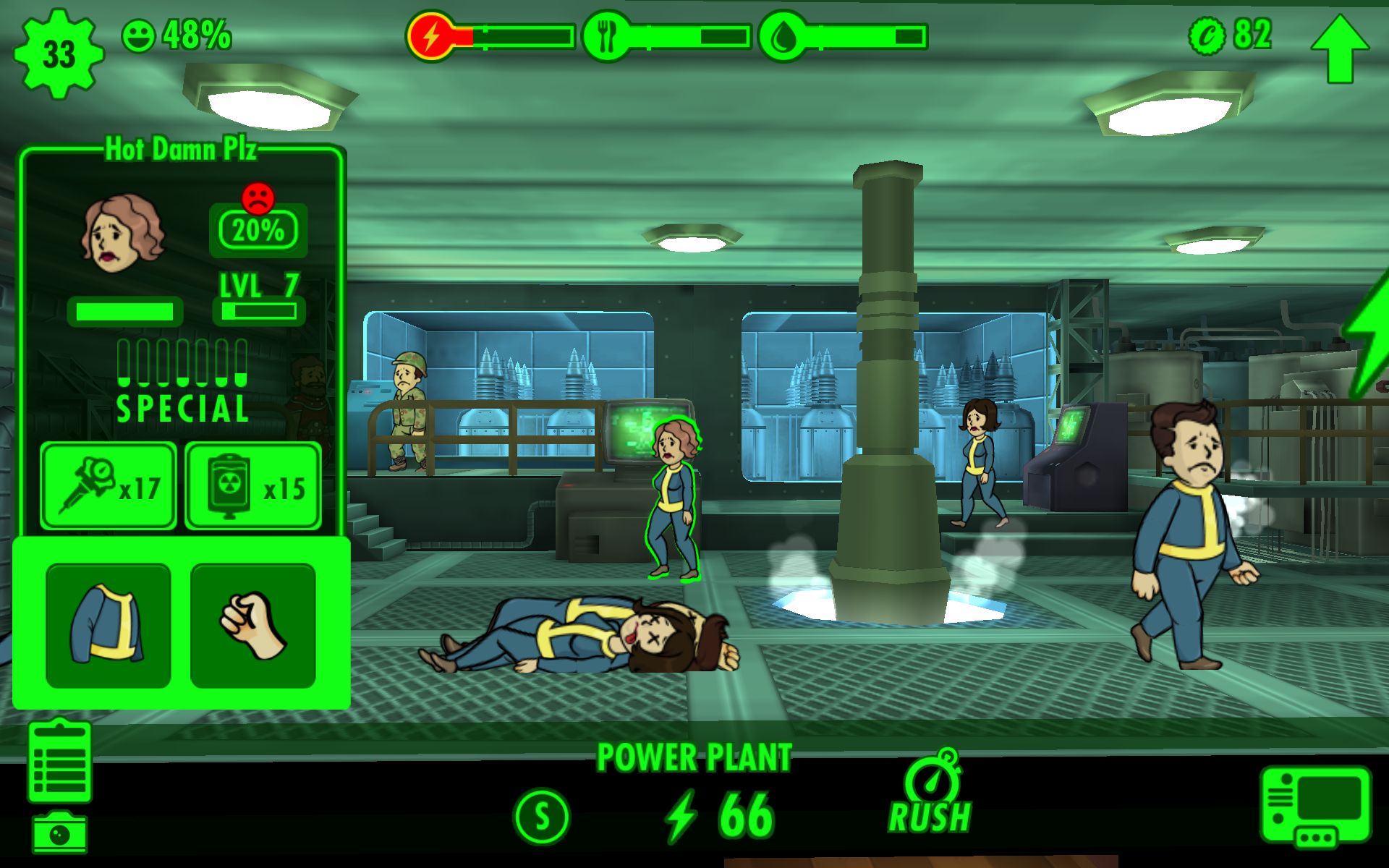 max dweller level in fallout shelter