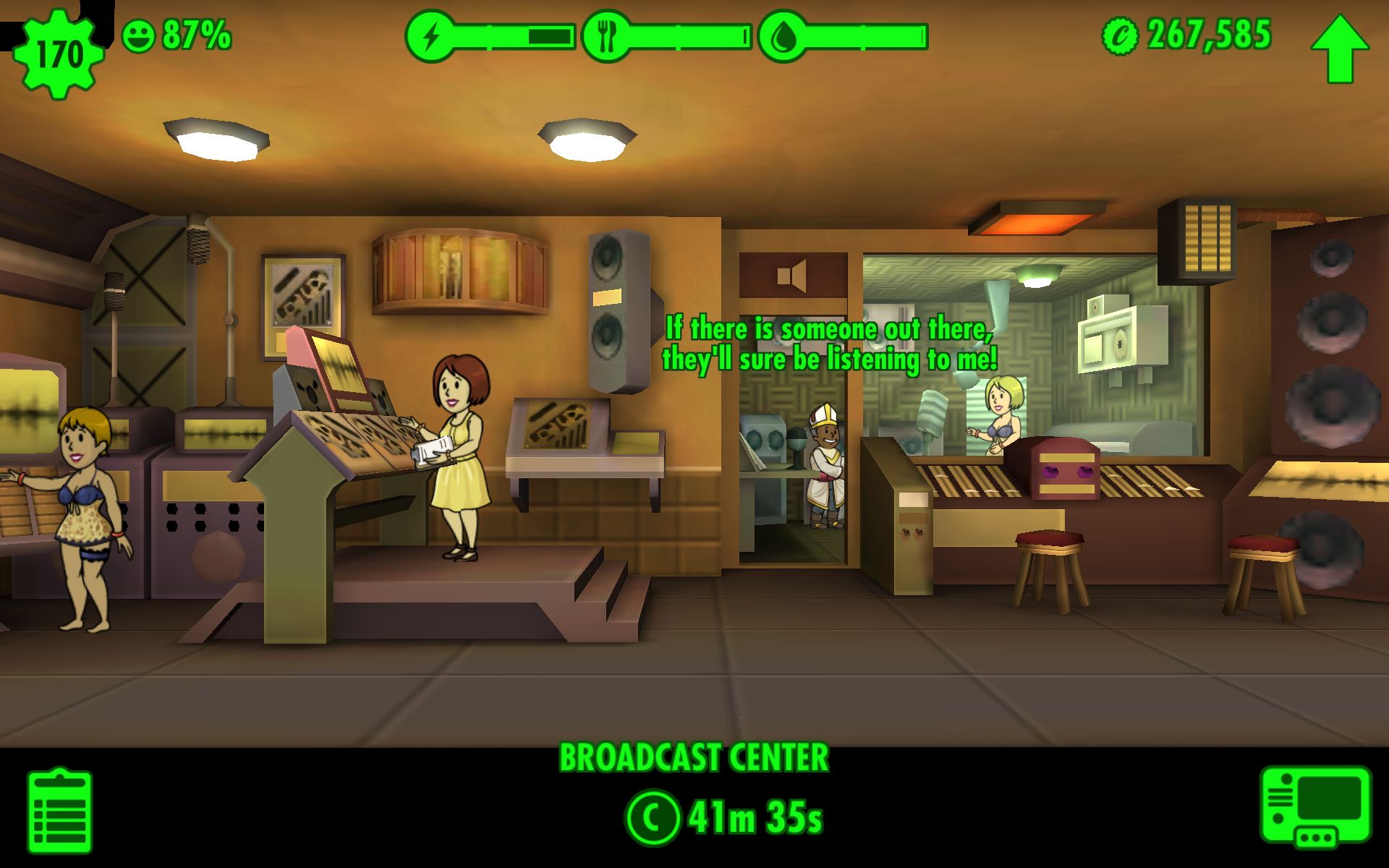 fallout shelter radio room tips