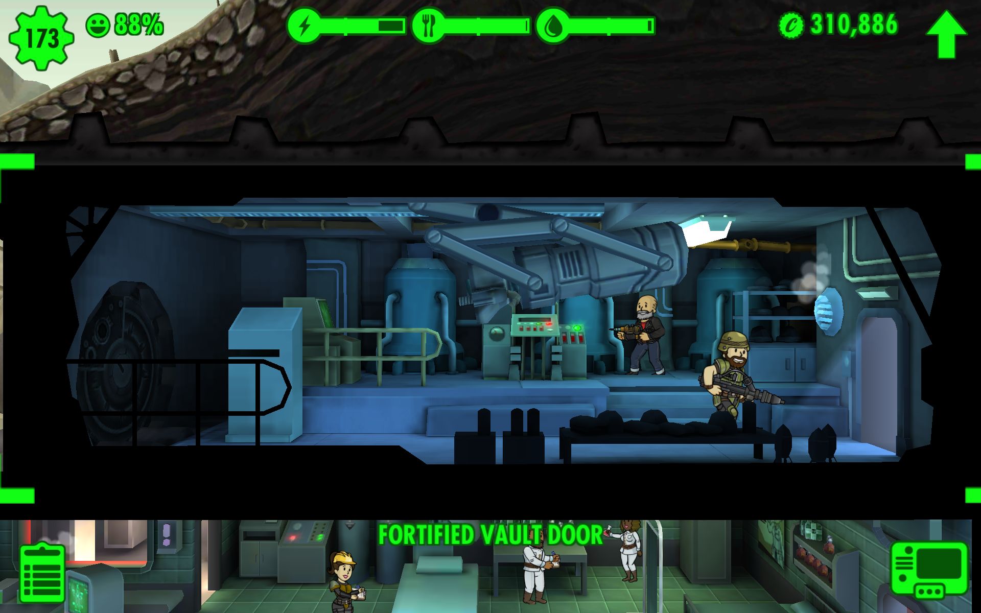 max room size fallout shelter