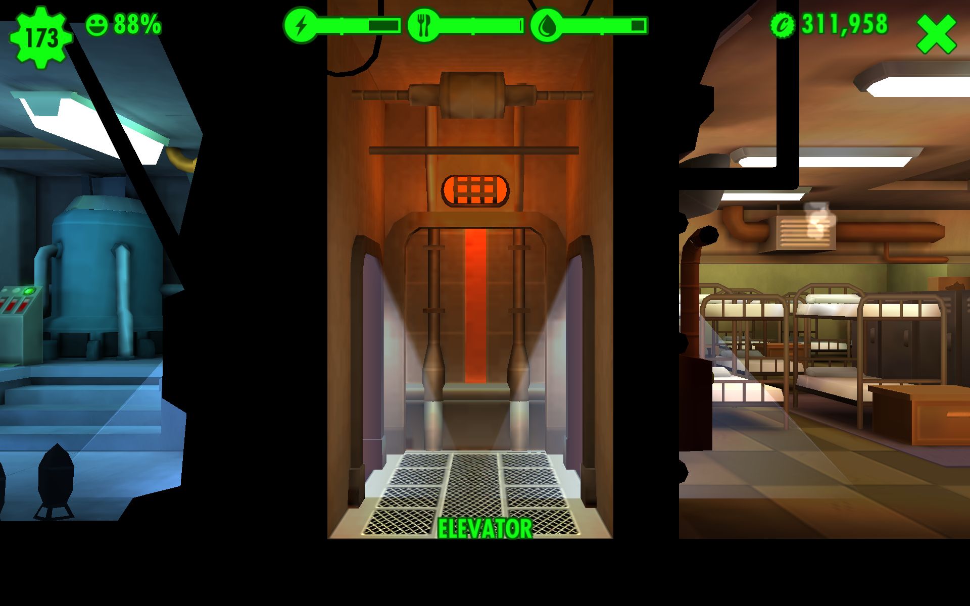 fallout shelter best elevator layout