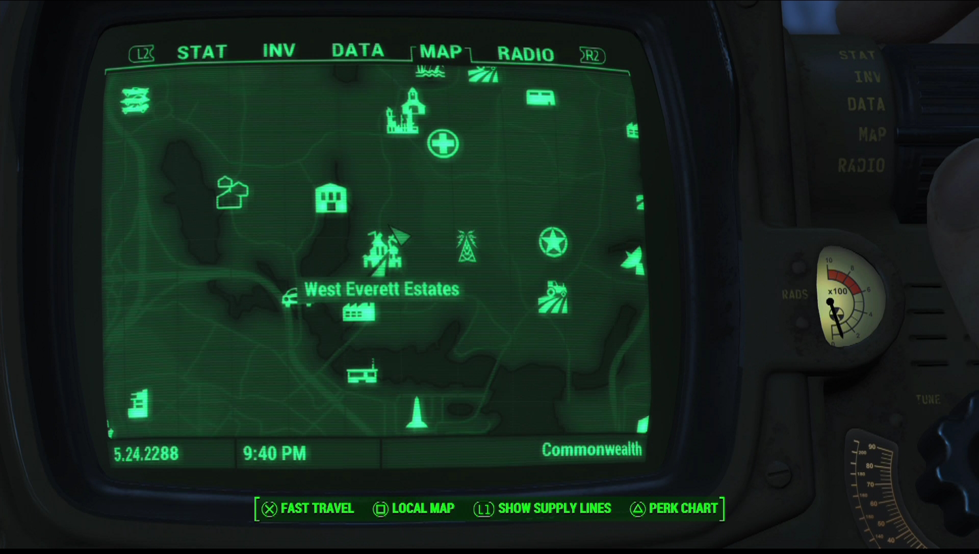 Fallout 4 X 01 Power Armor Locations Map