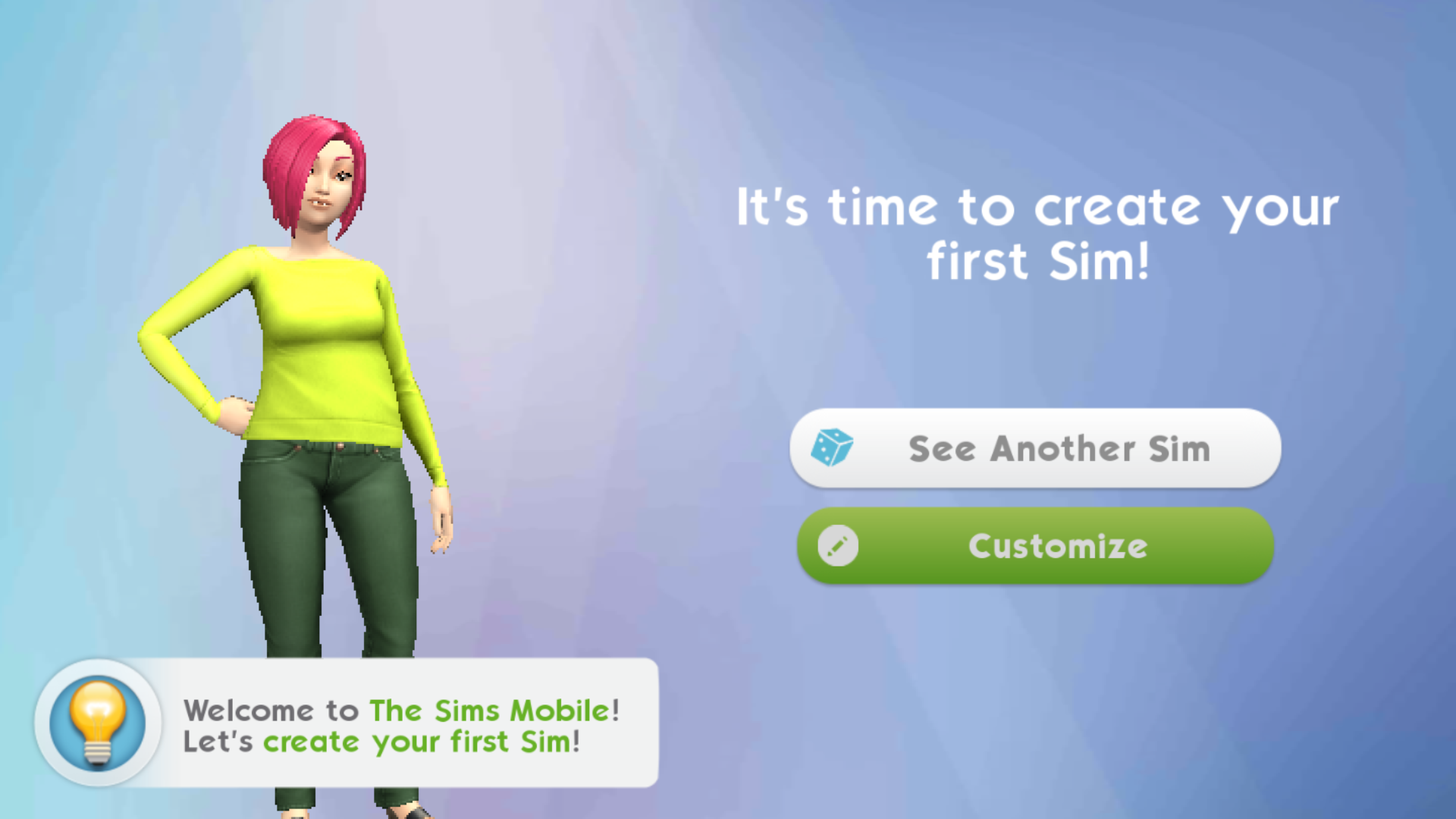 Character Creation The Sims Mobile - how to customize your character in roblox mobile