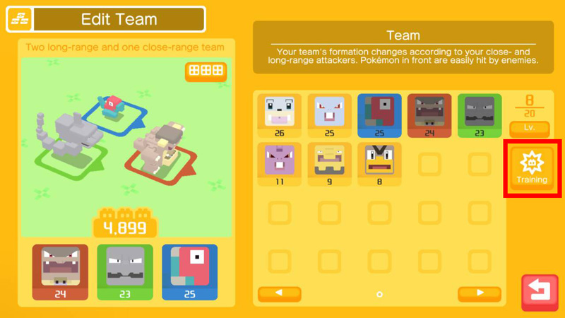 Pokemon Training - Pokemon Quest Walkthrough and Tips