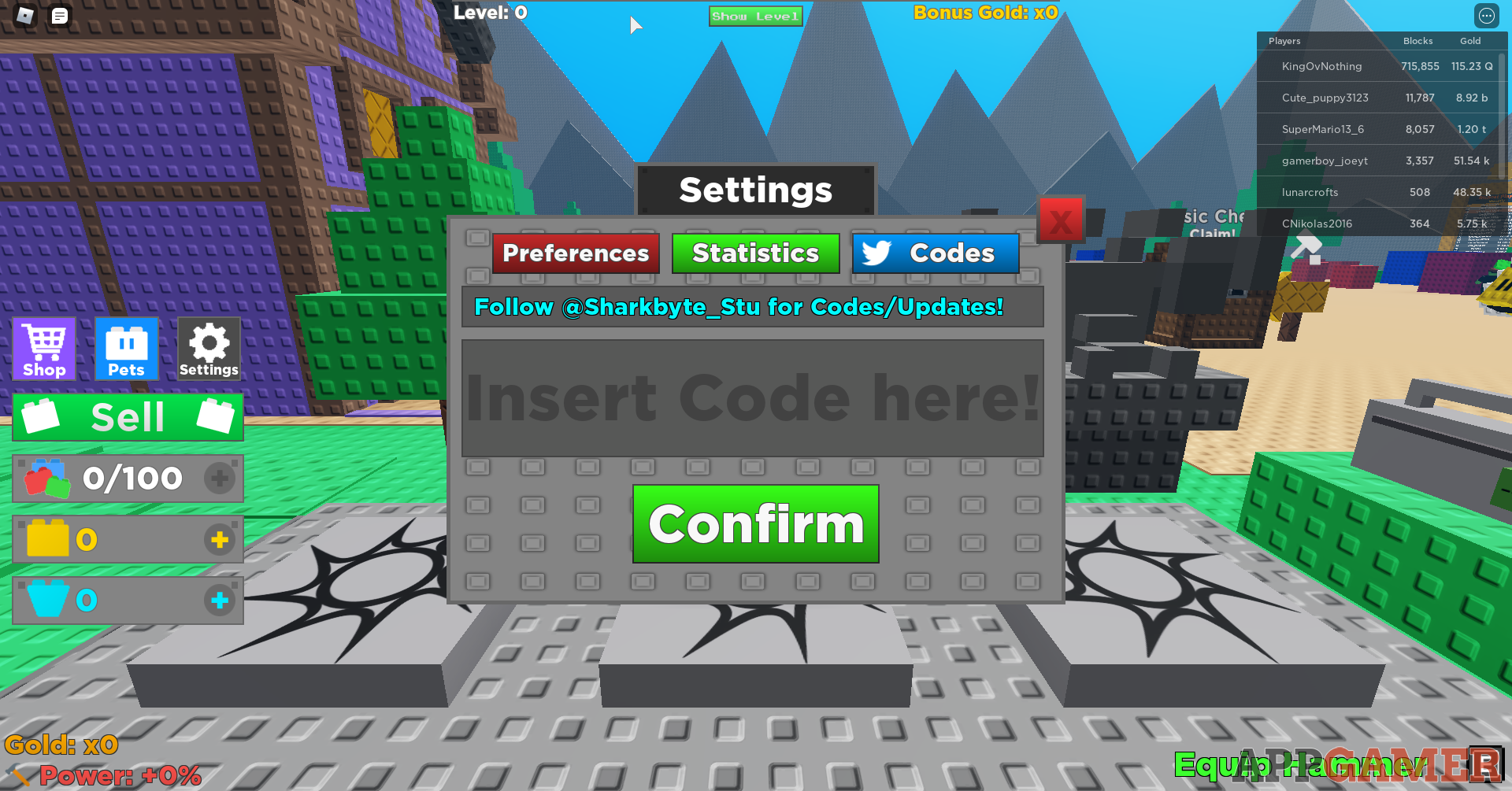 Brick Simulator Codes June 2022 ROBLOX