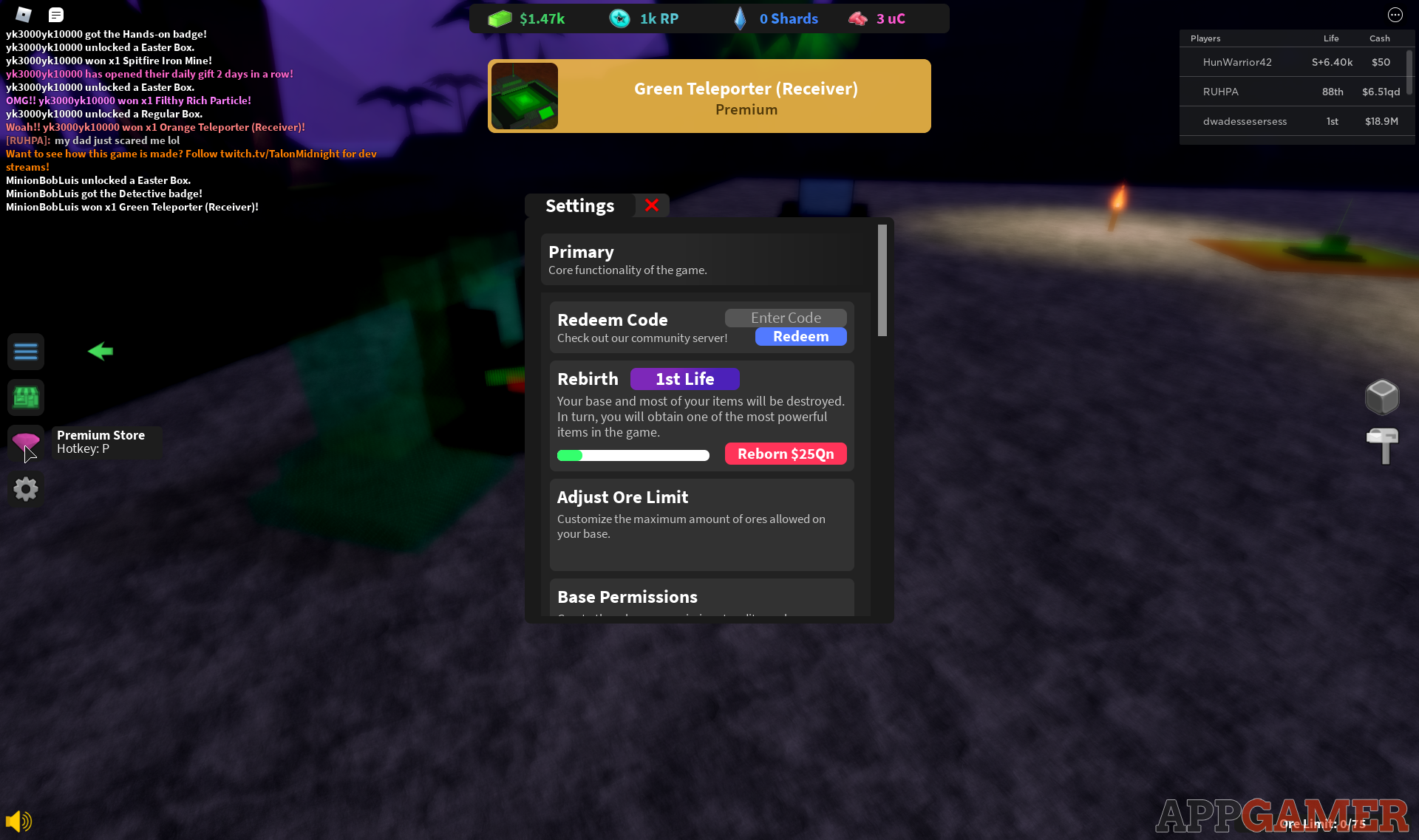 Miners Haven Codes July 2021 Roblox - roblox rthro game settings