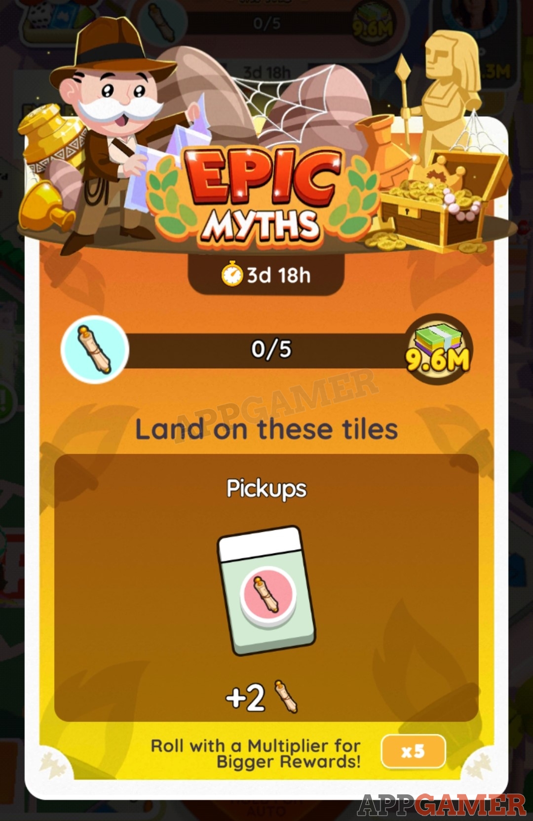 Monopoly GO Epic Myths Milestones All Rewards and Tasks