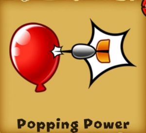 bloons td 5 popping power