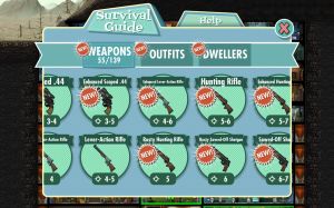 fallout shelter wiki weapons