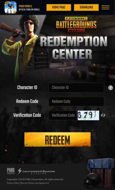 Pubg Mobile How To Enter Redeem Codes