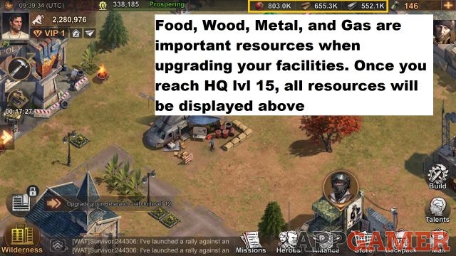 state of survival headquarters level 25 requirements