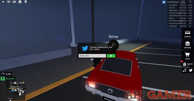 Driving Simulator Codes August 2022 ROBLOX