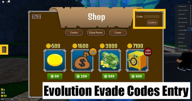 Evolution survival коды