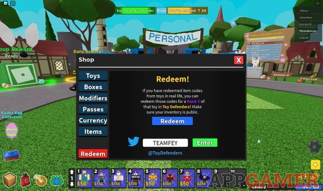 Toy Defenders Codes July 2021 Roblox - roblox tower defense simulator toy crate