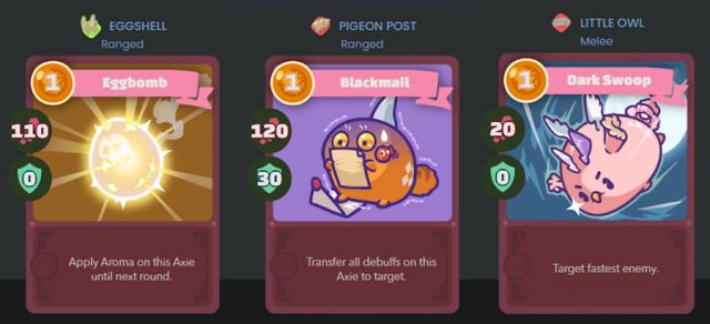 Axie Infinity Combo Cards List - Axie Infinity