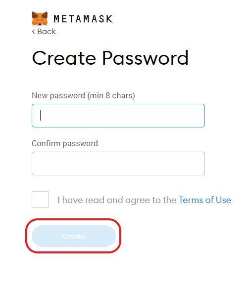 how to create wallet in metamask