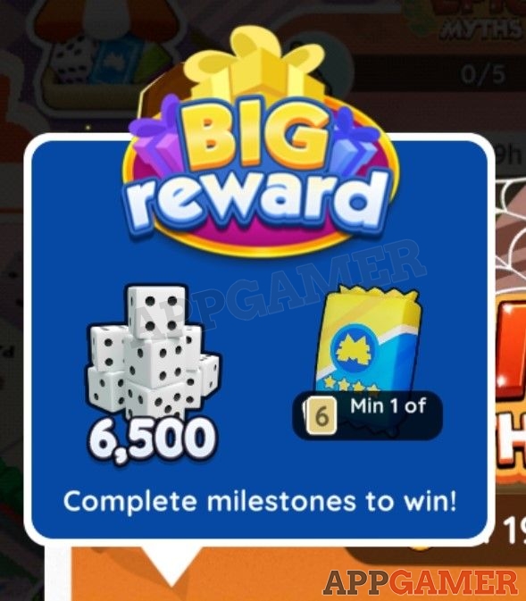 Monopoly GO Epic Myths Milestones All Rewards and Tasks