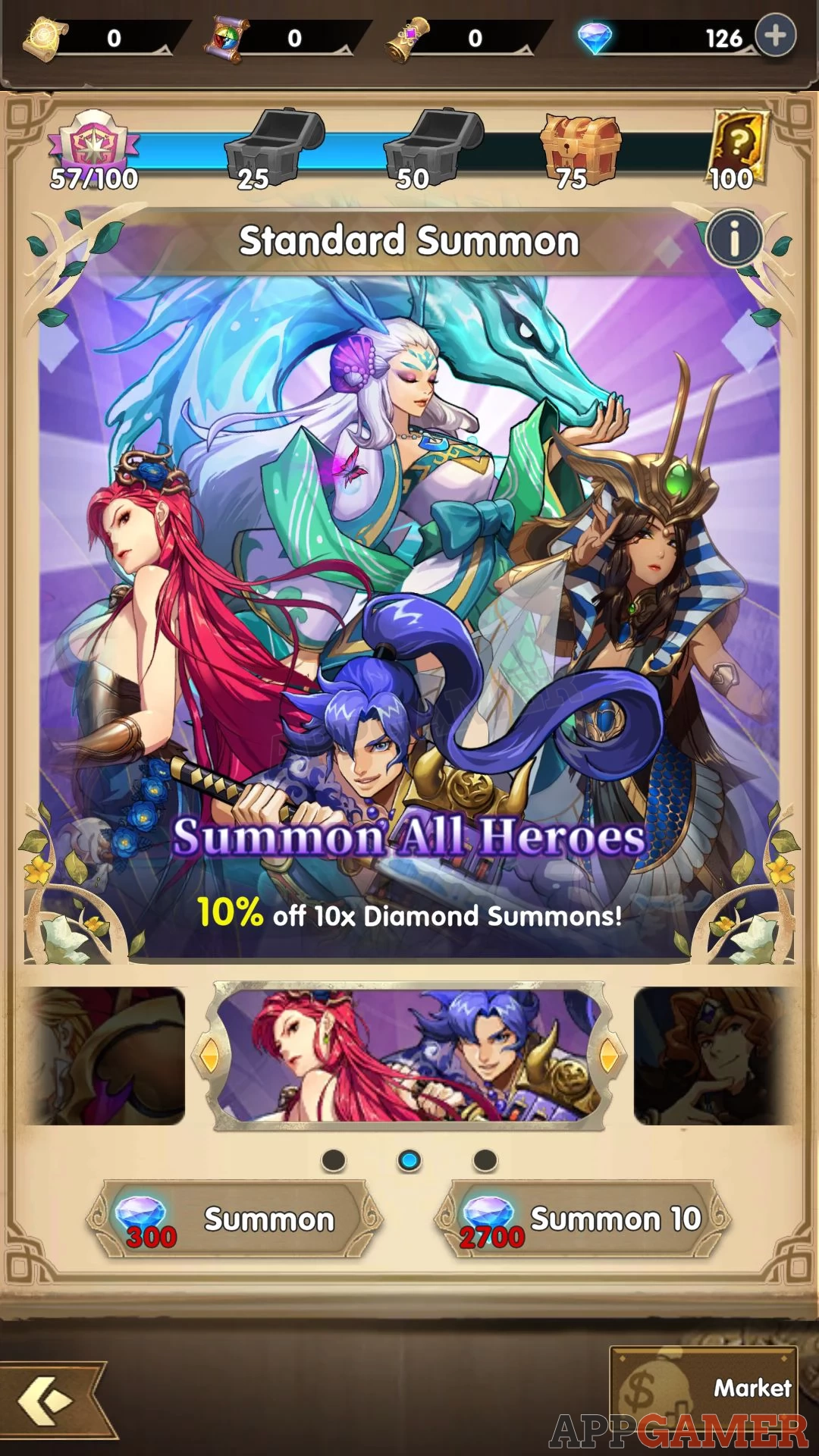 All Mythic Heroes codes for free Diamonds & Summon Scrolls in