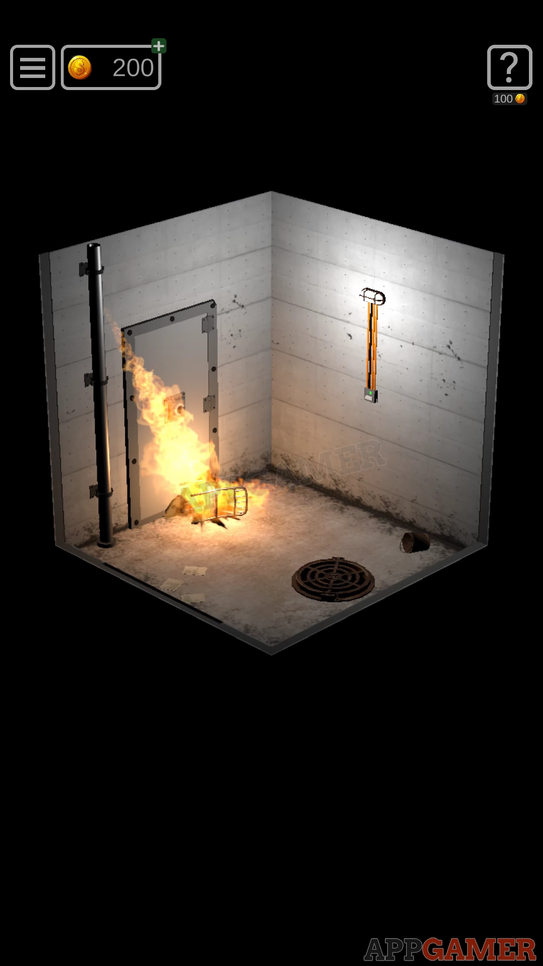 Level 5: Heat It Up Walkthrough - 50 Tiny Room Escape