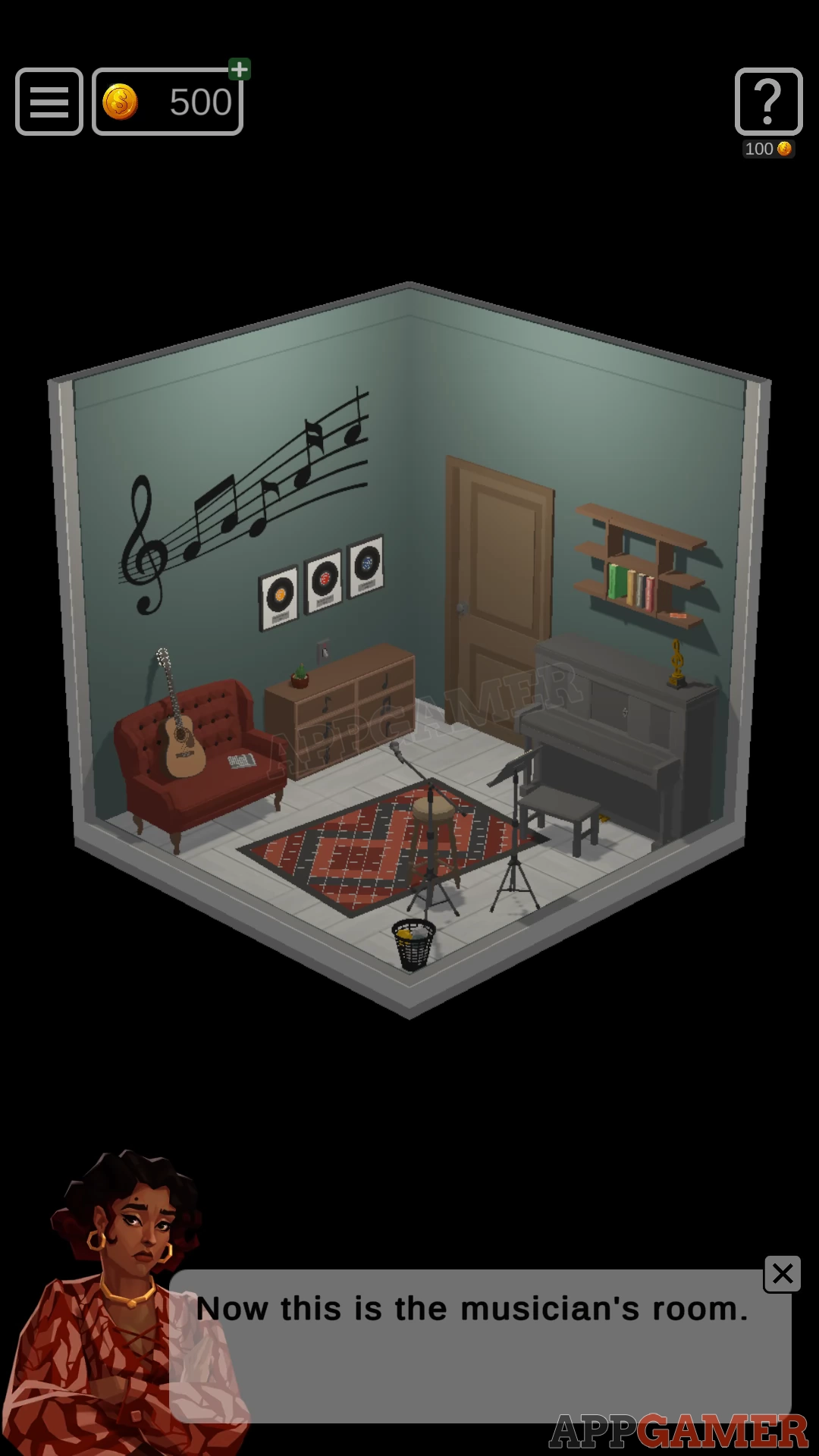 Level 18: Melody Walkthrough - 50 Tiny Room Escape