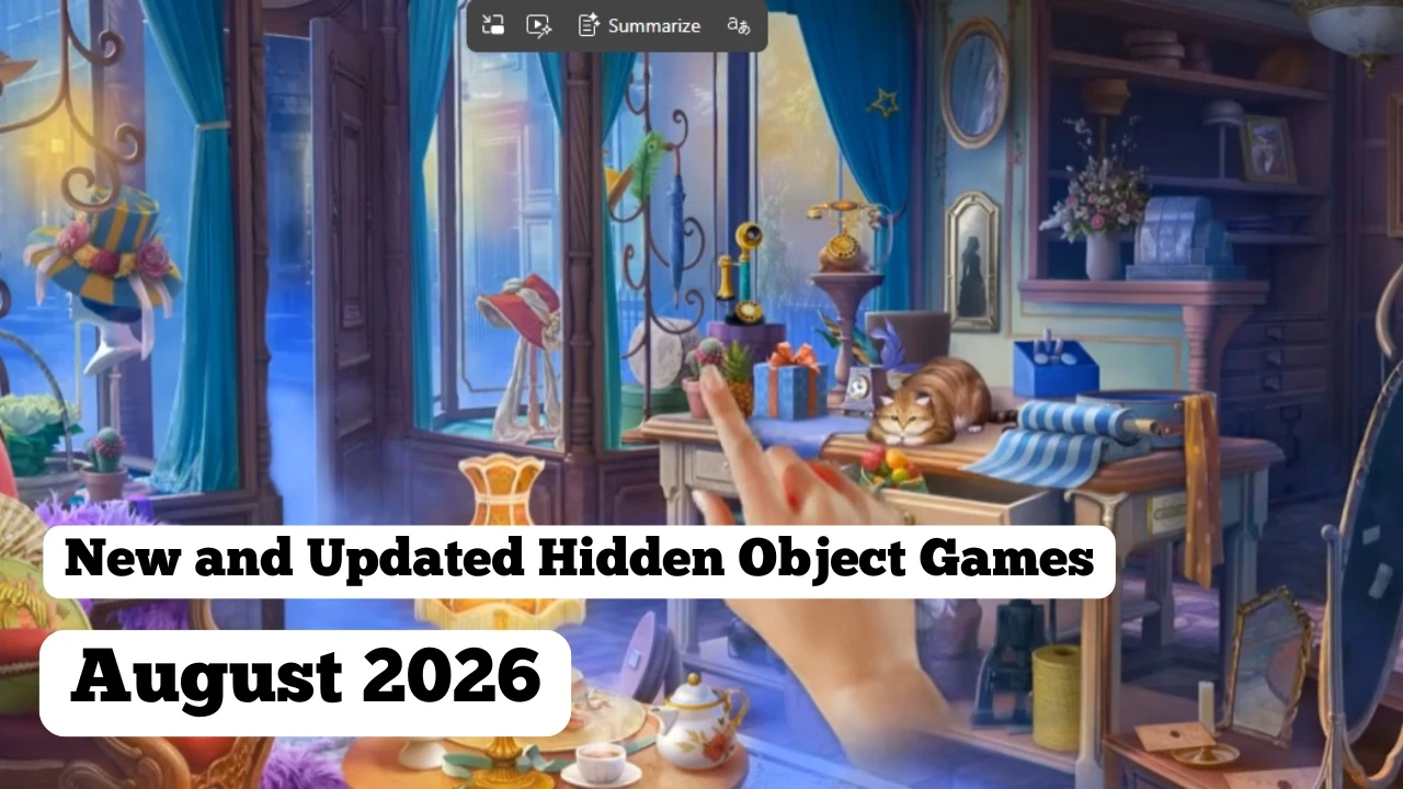 New and Updated Hidden Object Games for August 2026: iOS and Android