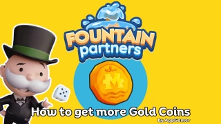 How to get more coin tokens in Monopoly Go for Fountain Partners