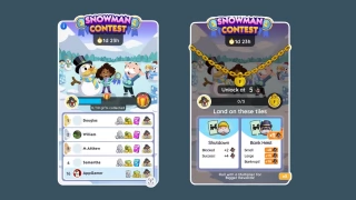 Monopoly Go All Snowman Contest Rewards Listed