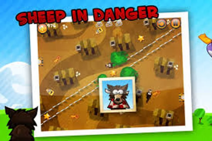 Each level includes a combination of impediments and dangers for the player to avoid while planning their route!