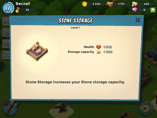 Stone Storage