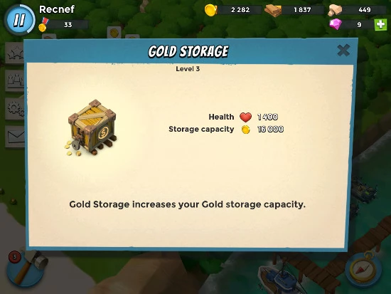 Gold Storage