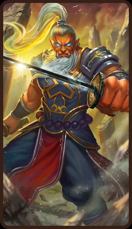 Heroes (Front; Savage One - Warrior Monk)