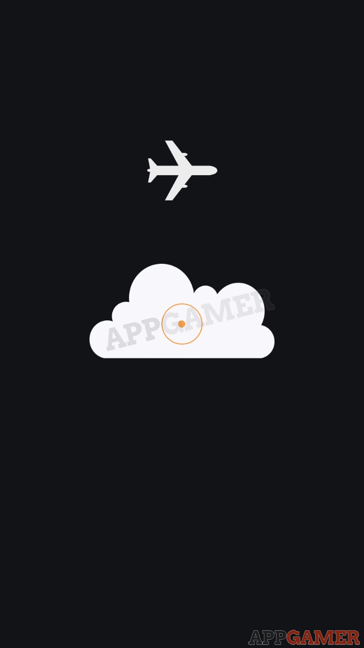 Light Orange circle - Airplane