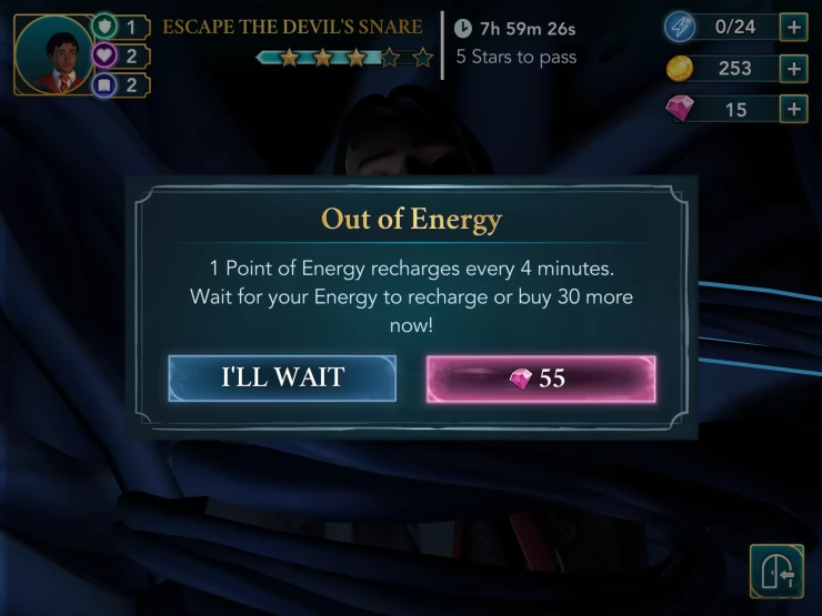 Out of Energy