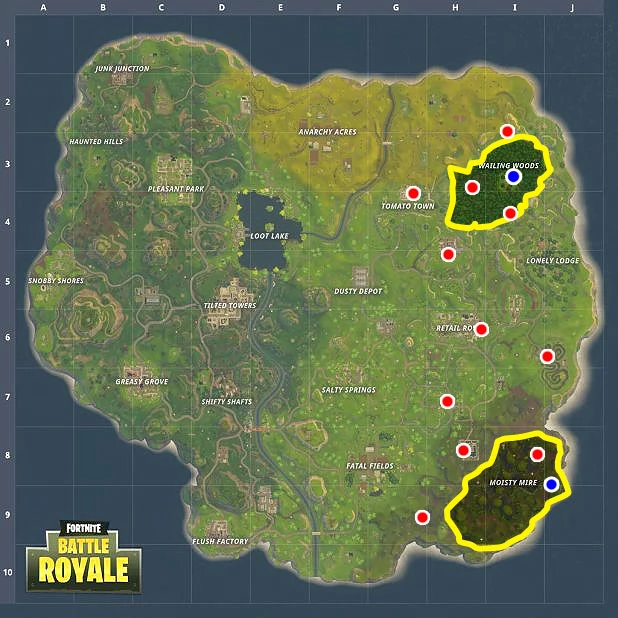 Where is a Good Drop-off Point in the Map?