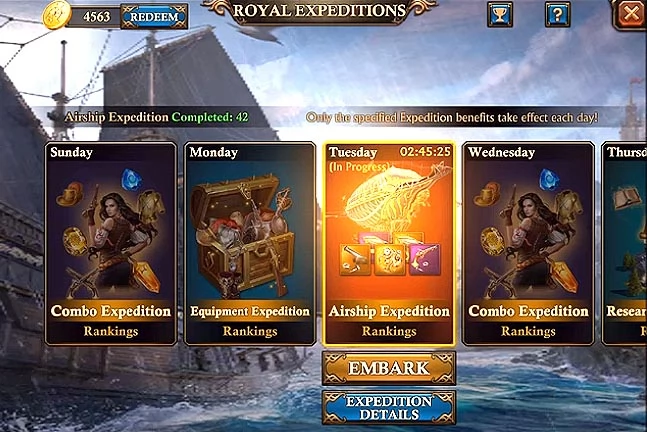 What are Royal Expeditions?
