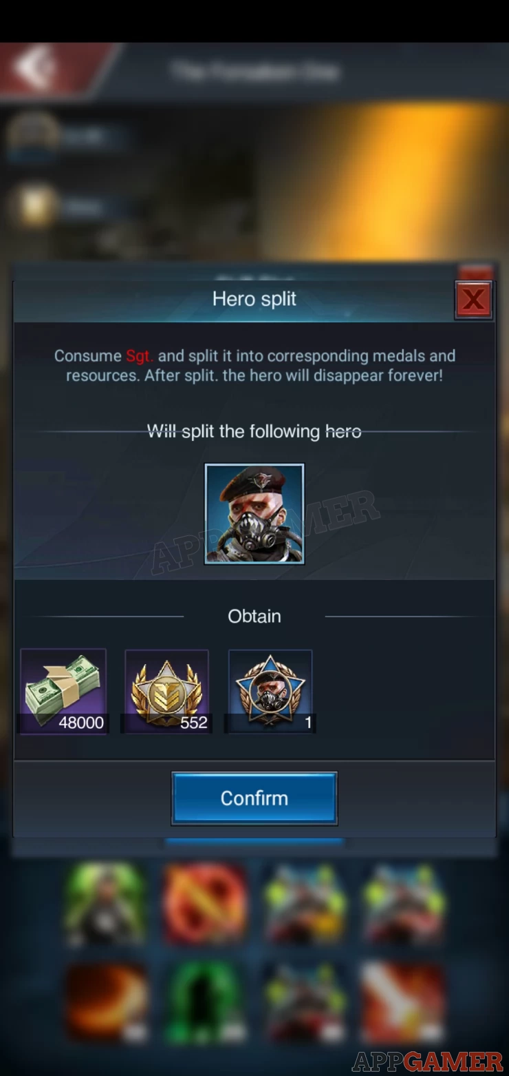 How can I Delete heroes - Splitting Heros guide