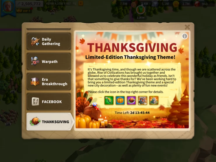 Thanksgiving Event