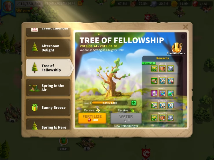 Tree of Fellowship Event - Rise of Kingdoms