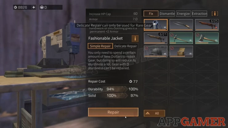 How to craft the repair bench in LifeAfter