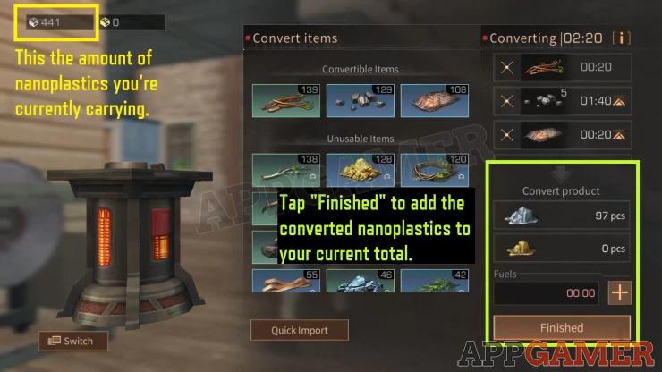 How to Convert Materials to Nanoplastic