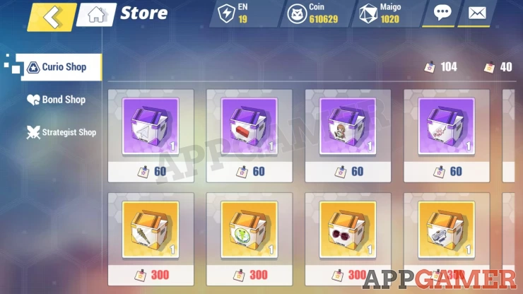 The Curio Shop only accepts Curio Notes for exchange!