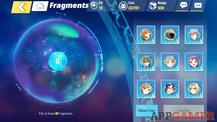 How to Get New Characters using Fragments?