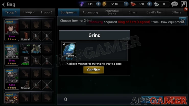 What is item grinding?