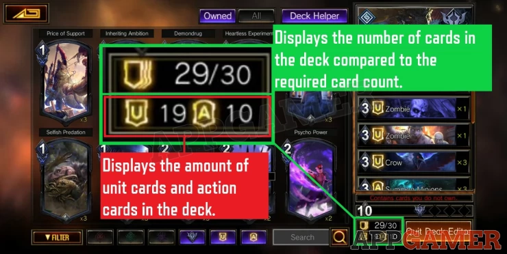 How to use the Deck Editor
