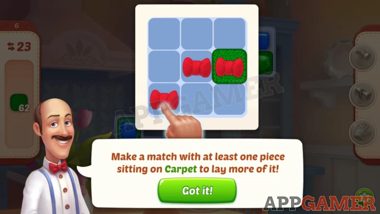 Carpet Match-3 Element