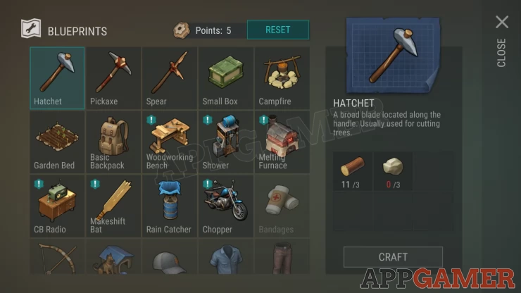 What Weapons can I craft?