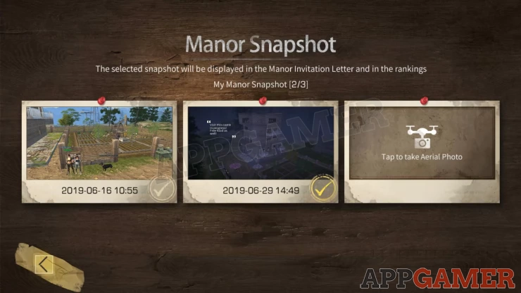 How to Change Your Manor’s Snapshot?